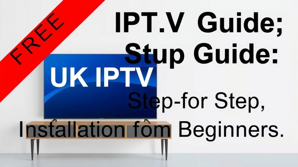 UK IPTV Setup Guide: Step-by-Step Installation for Beginners